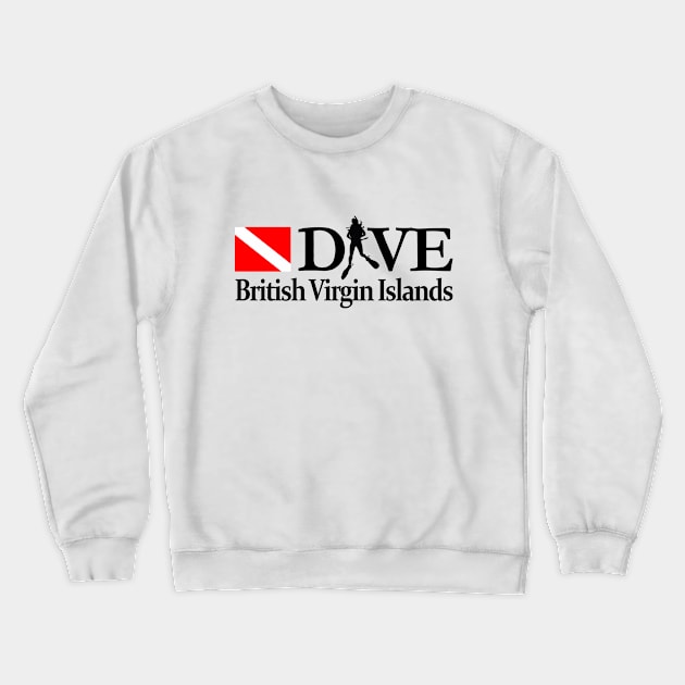 British Virgin Islands DV4 Crewneck Sweatshirt by grayrider